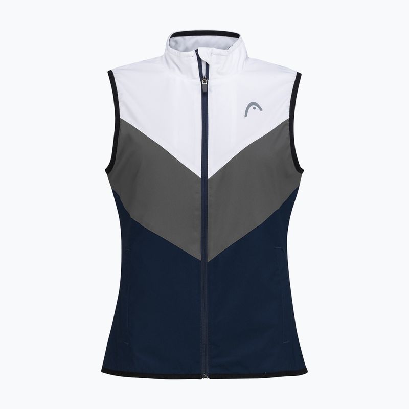 Gilet da tennis donna HEAD Club 22 Gilet blu scuro