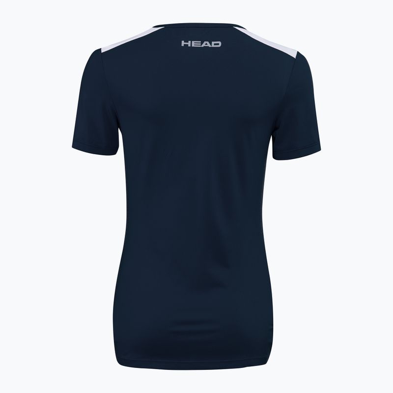 Maglietta da tennis da donna HEAD Club 22 Tech blu scuro 2