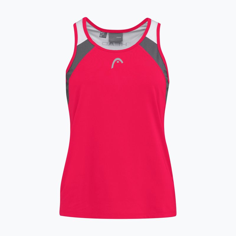 Maglietta da tennis HEAD donna Club 22 Tank Top magenta