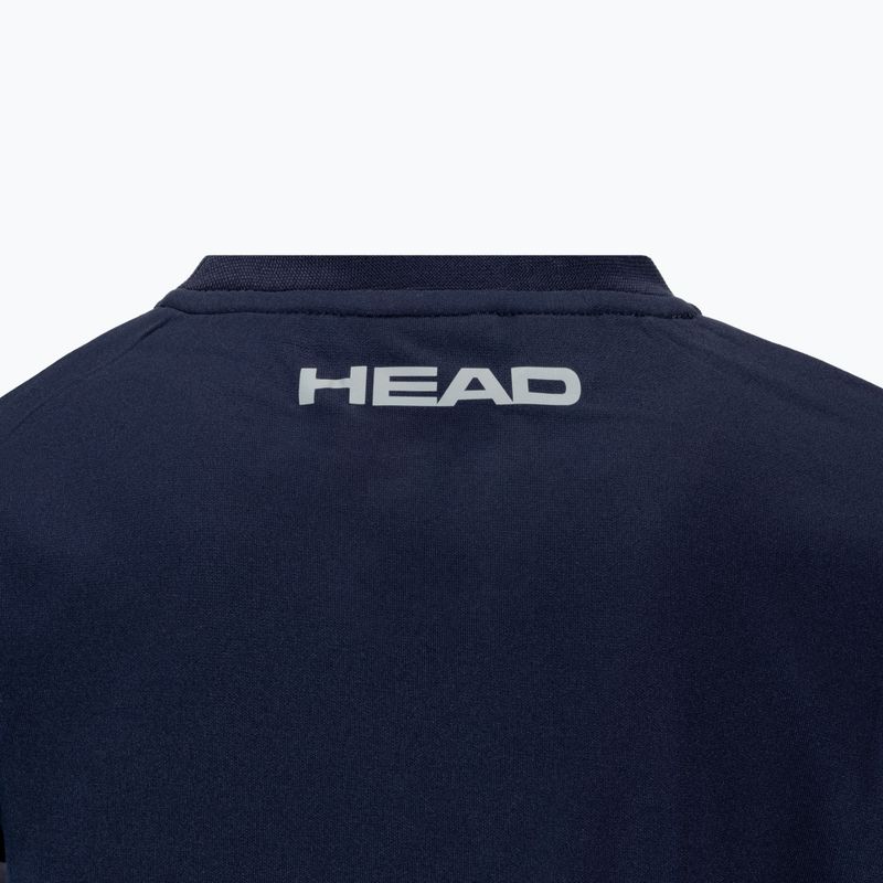 Maglietta da tennis HEAD Club 22 Tech da bambino blu scuro 4
