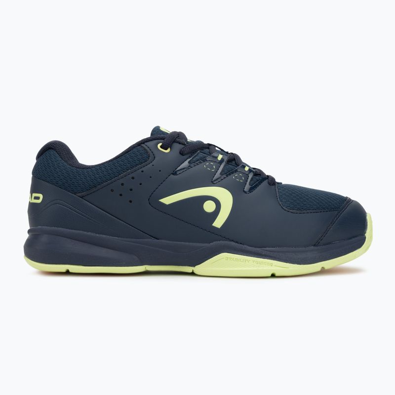 Scarpe da squash HEAD Grid 3.5 navy/lime 2