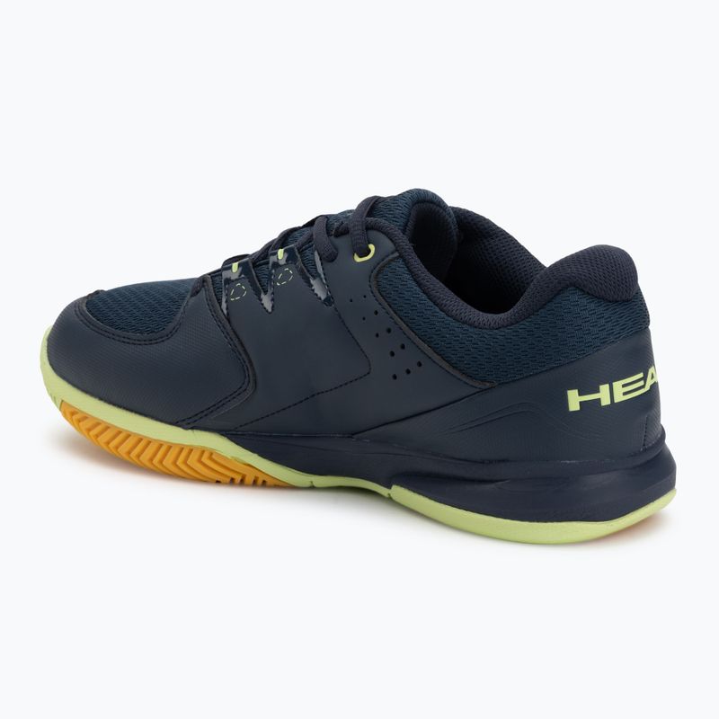 Scarpe da squash HEAD Grid 3.5 navy/lime 3