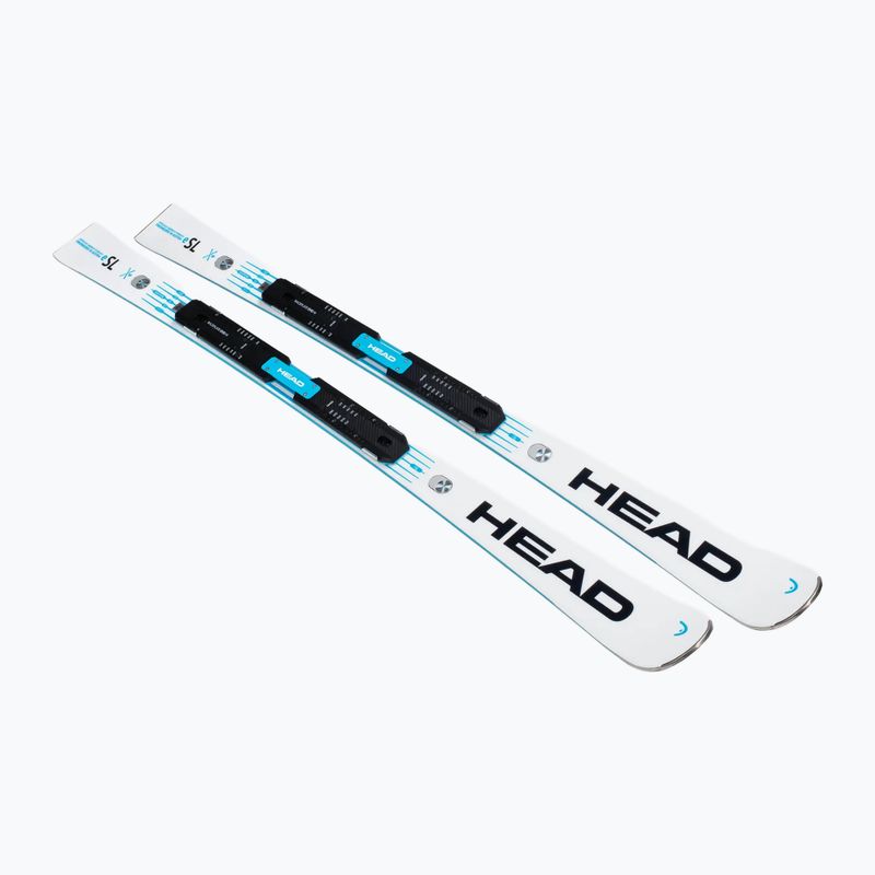 Sci da discesa HEAD WC Rebels e-SL RP EVO 14 + attacchi Freeflex 14 GW white/blue 2