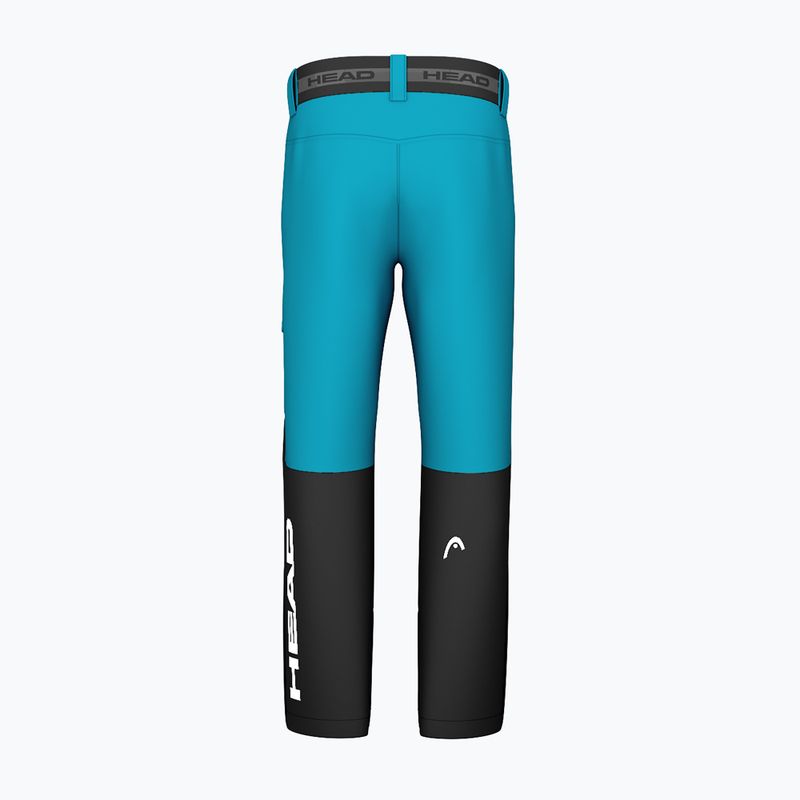 Pantaloni da sci uomo HEAD Race Nova black/blue 2