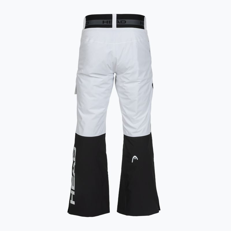 Pantaloni da sci uomo HEAD Race Nova black/white 2