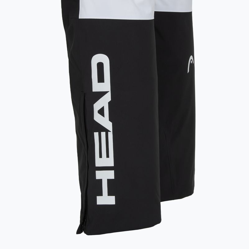 Pantaloni da sci uomo HEAD Race Nova black/white 4