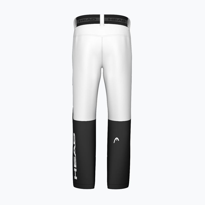 Pantaloni da sci uomo HEAD Race Nova black/white 2