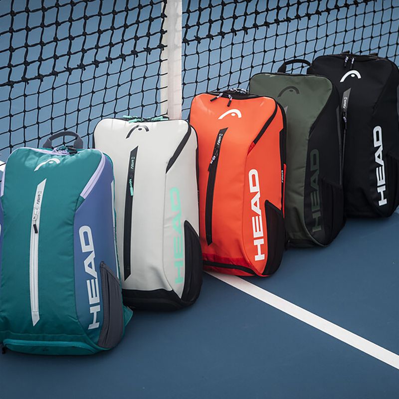 Zaino da tennis HEAD Tour 25 l arancione fluo 4