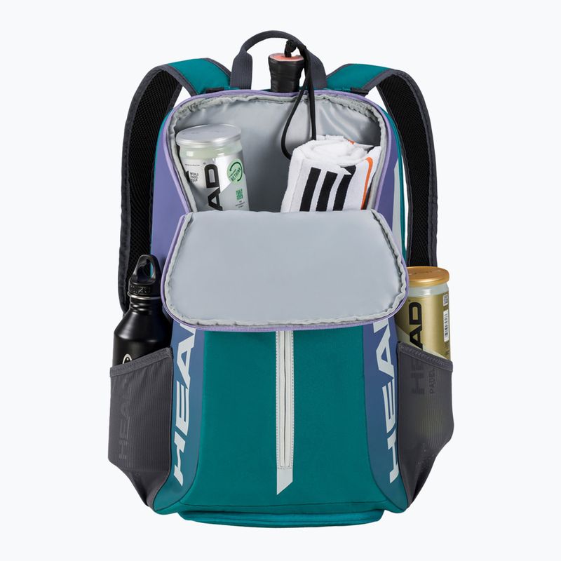 Zaino da tennis HEAD Tour 25L blu aruba/ceramica 2