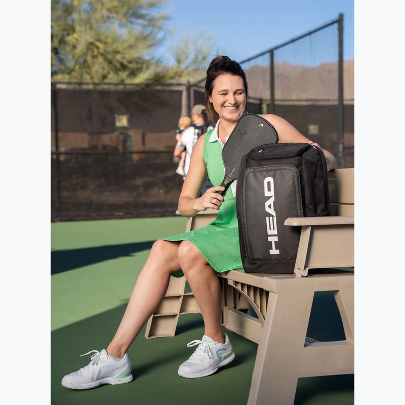 Zaino HEAD Pro Pickleball Backpack 26 l black/white 5
