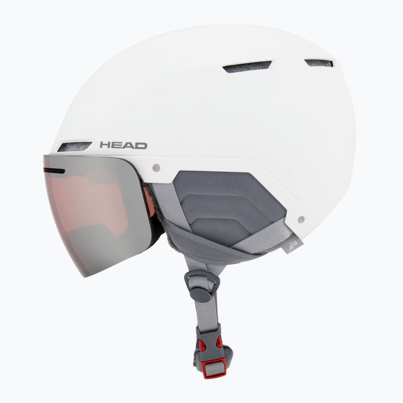 Casco da sci donna HEAD Cinema W bianco/argento rosso 3