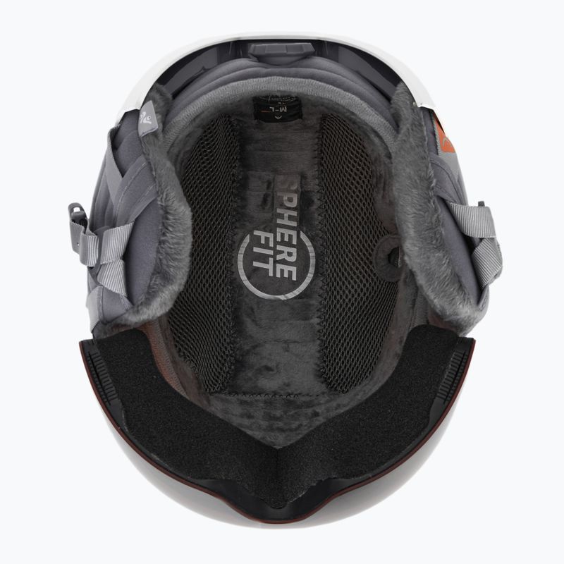 Casco da sci donna HEAD Cinema W bianco/argento rosso 5