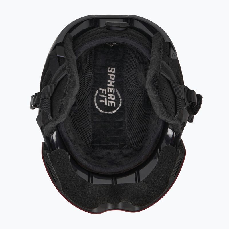 Casco da sci HEAD Cinema Pro antracite/rosso giallo 5