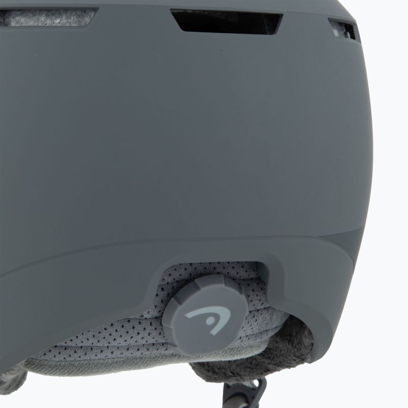 Casco da sci donna HEAD Cinema Pro W grigio/rosso giallo 7