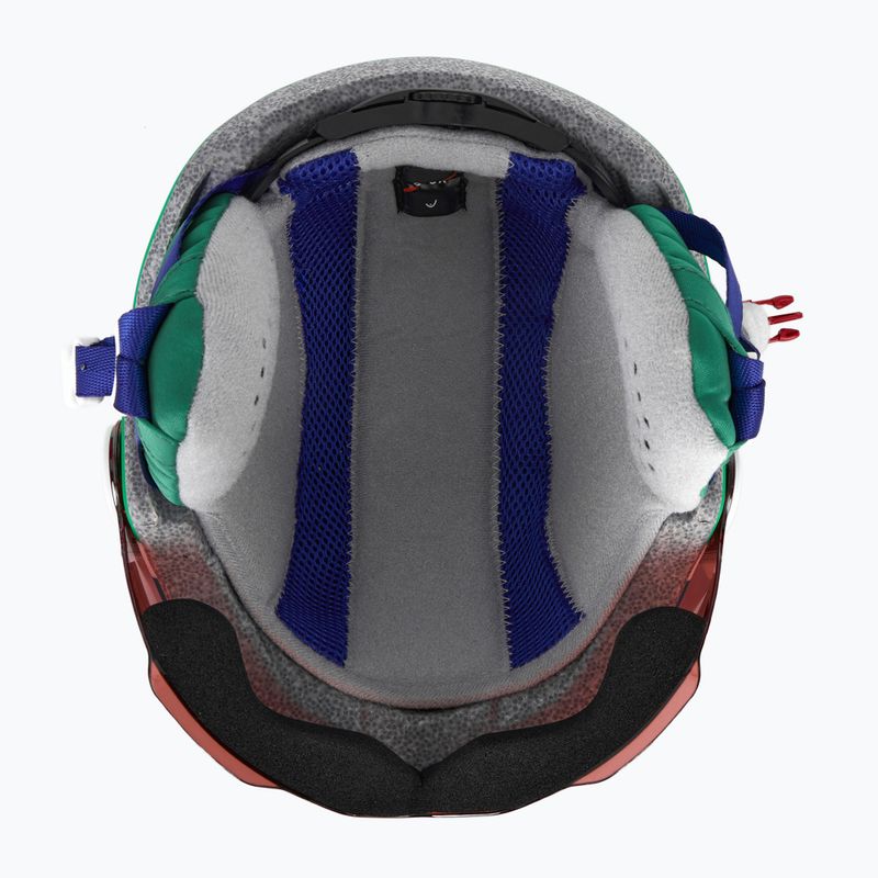 Casco da sci Head Mojo Visor Jr per bambini blu/verde/argento rosso 5