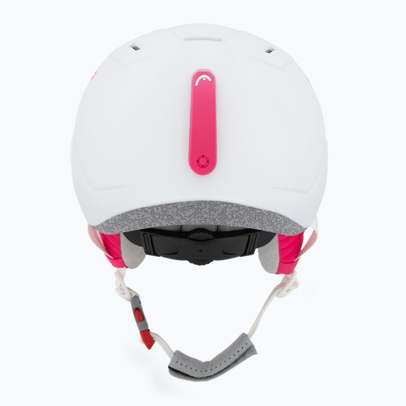 Casco da sci HEAD per bambini Maja Visiera bianco/argento rosso 4