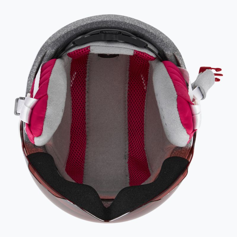 Casco da sci HEAD per bambini Maja Visiera bianco/argento rosso 5