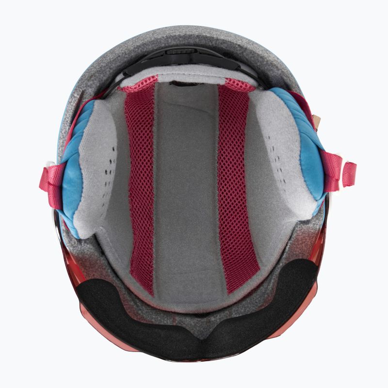 Casco da sci HEAD per bambini Maja Visor rosa/blu/argento rosso 5
