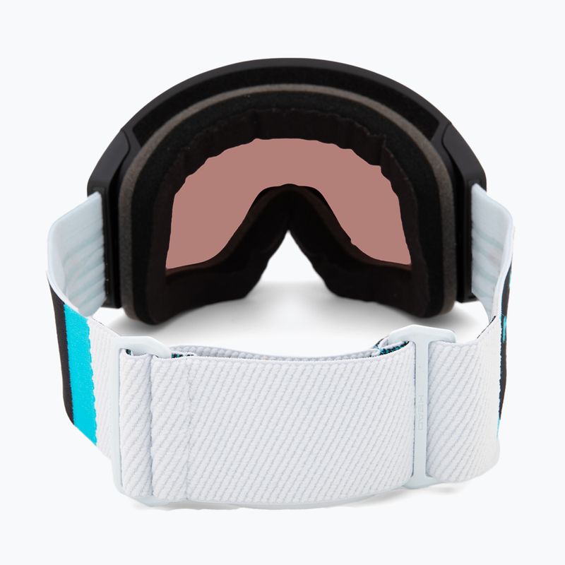HEAD Neves Pro 5K Race occhiali da sci cromo/rd/5k cromo/arancio 4
