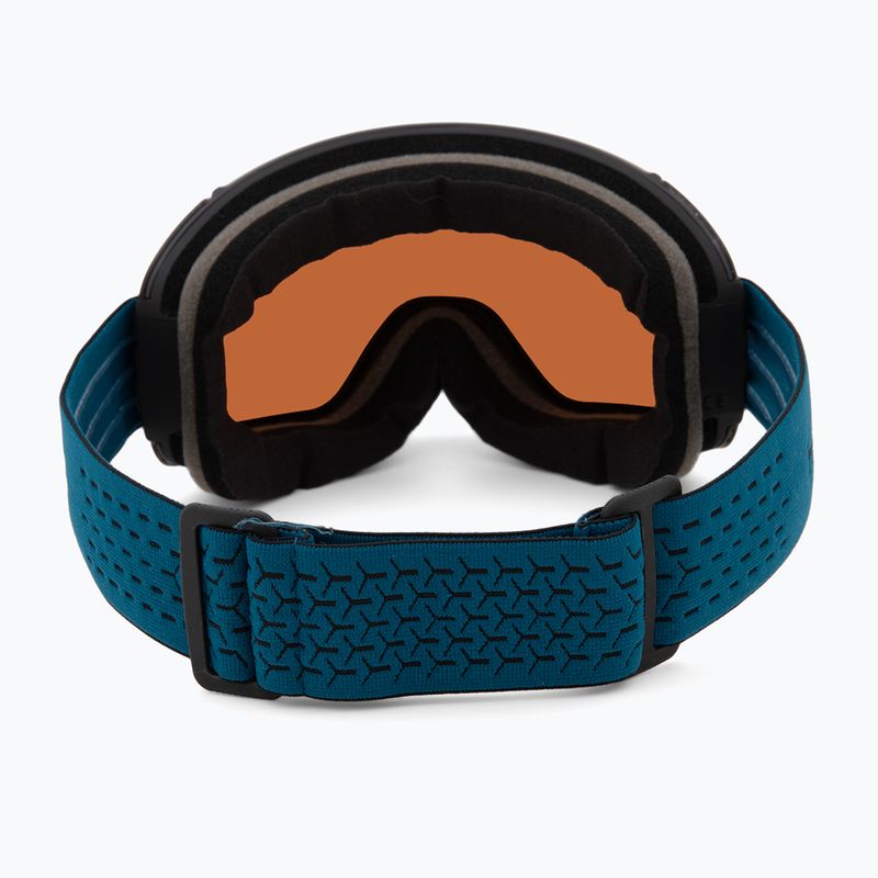 Occhiali da sci HEAD Magnify 5K blu/benzina/5k blu/arancio 4