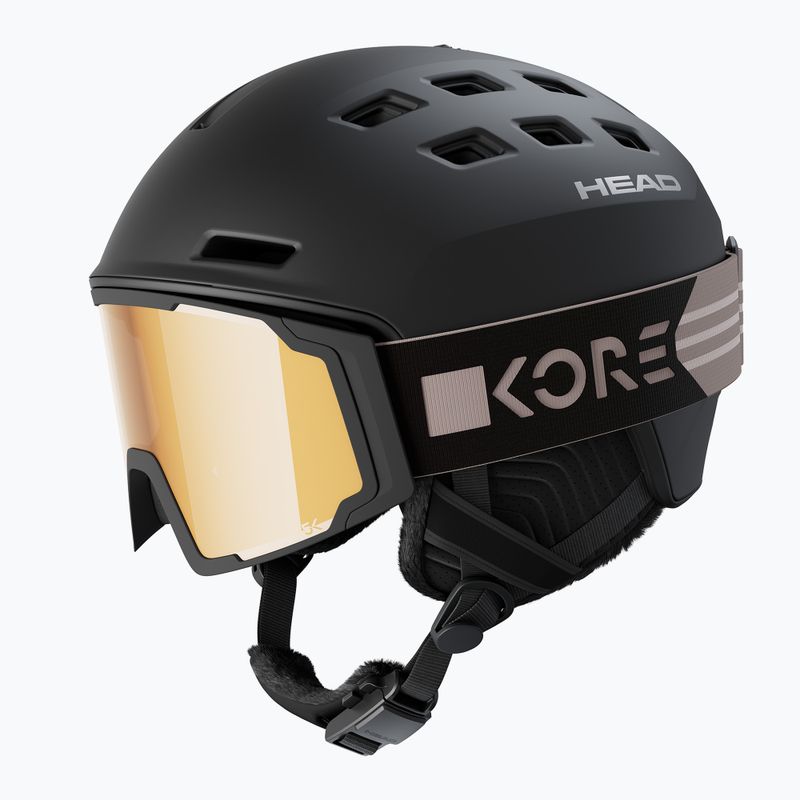 Maschera da sci HEAD Neves Pro 5K Kore S3 black/gold 3