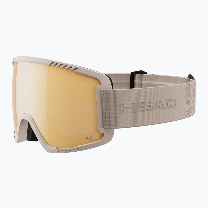 Occhiali da sci HEAD Contex Pro 5K oro/sabbia/5k oro