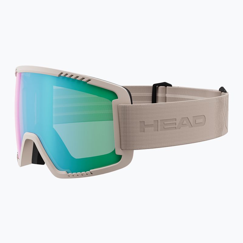 Occhiali da sci HEAD Contex verde/sabbia/fmr blu verde 5