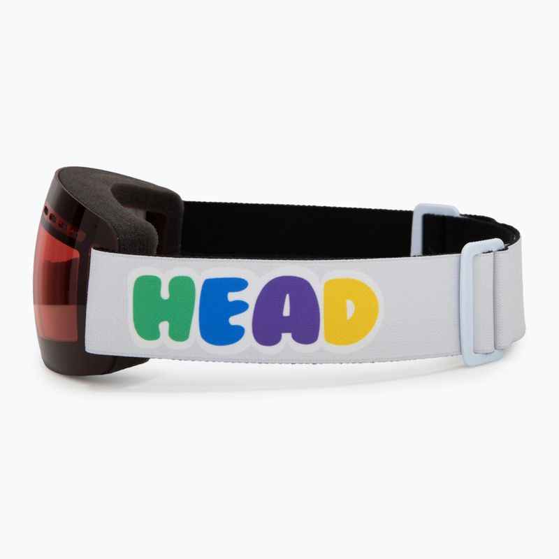 Maschera da sci per bambini HEAD Solar red/red 4