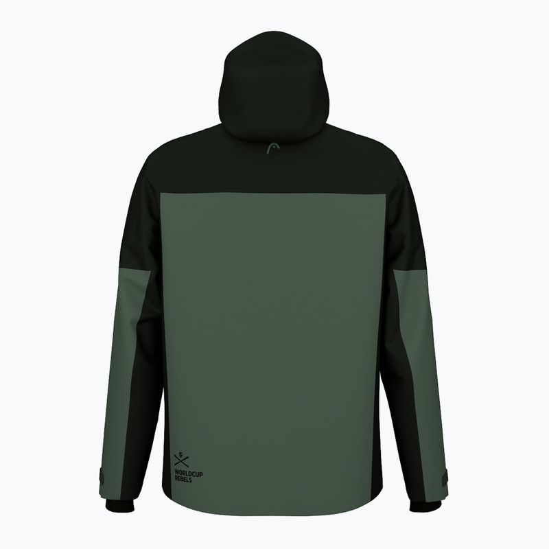 Giacca da sci HEAD Race Nova nero/timo scuro da uomo 2