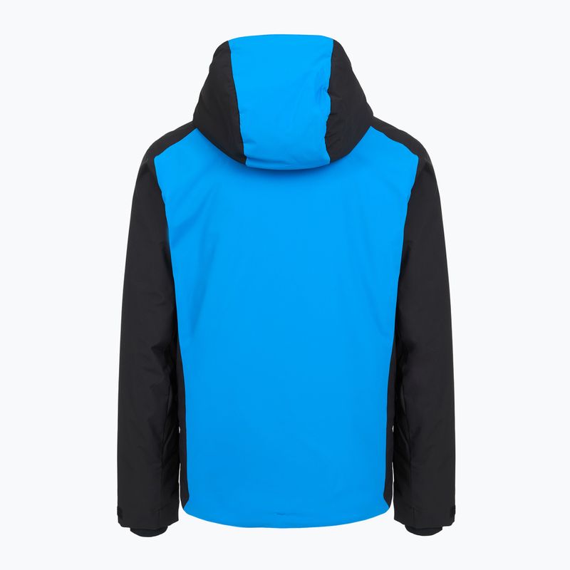 Giacca da sci da uomo HEAD Supershape II stampa/blu oceano 2