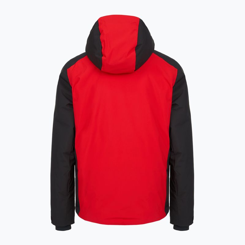 Giacca da sci HEAD Supershape II stampata/rossa da uomo 2