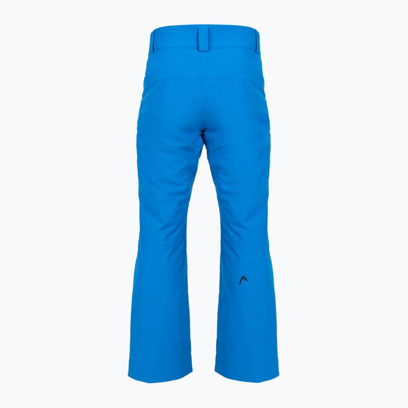 Pantaloni da sci HEAD Supershape da uomo blu oceano 2
