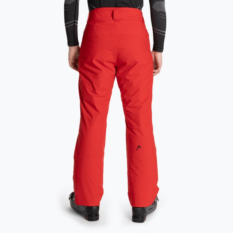 Pantaloni da sci da uomo HEAD Supershape rosso 2