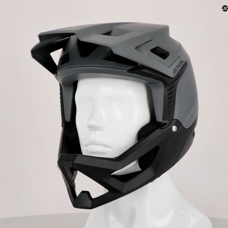 Casco da bici Alpina Roca caffè/grigio opaco 9