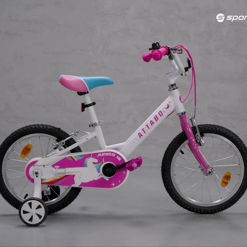 Bicicletta per bambini ATTABO Junior 16" rosa 21