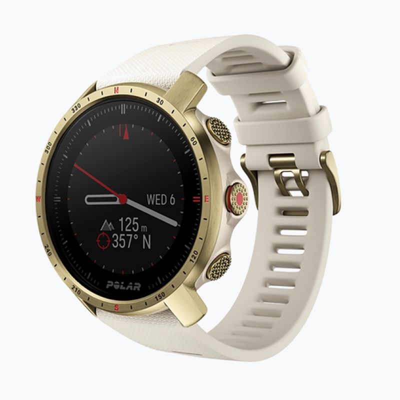 Orologio Grit X Pro bianco polare e oro