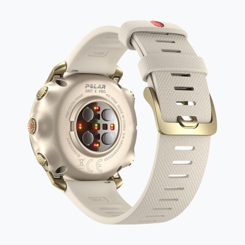 Orologio Grit X Pro bianco polare e oro 4
