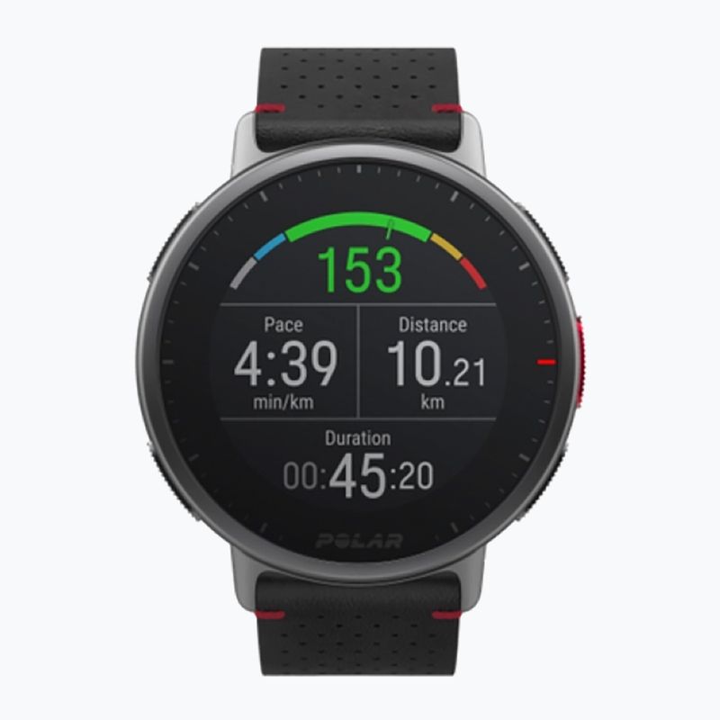 Orologio Polar Vantage V2 Shift nero e rosso 2
