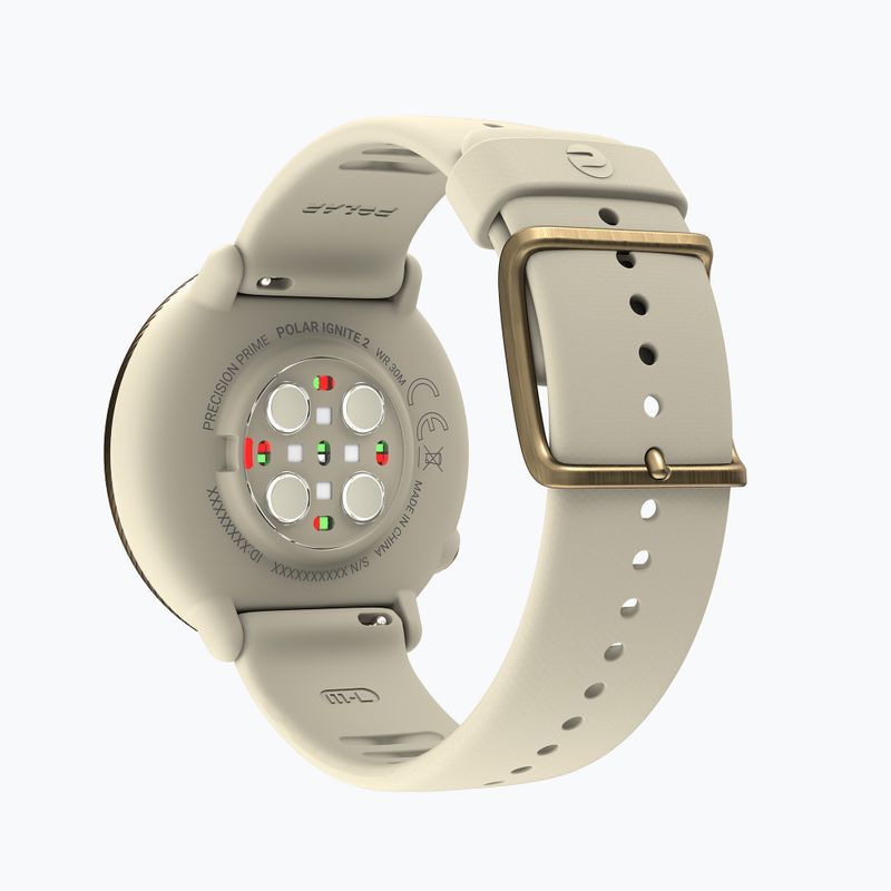 Orologio Polar Ignite 2 Champagne/Cristallo d'oro 8