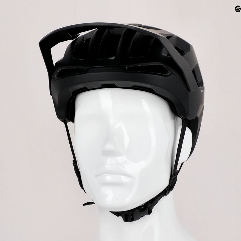 Casco da bici POC Kortal nero uranio/blu opale metallizzato/opaco 11