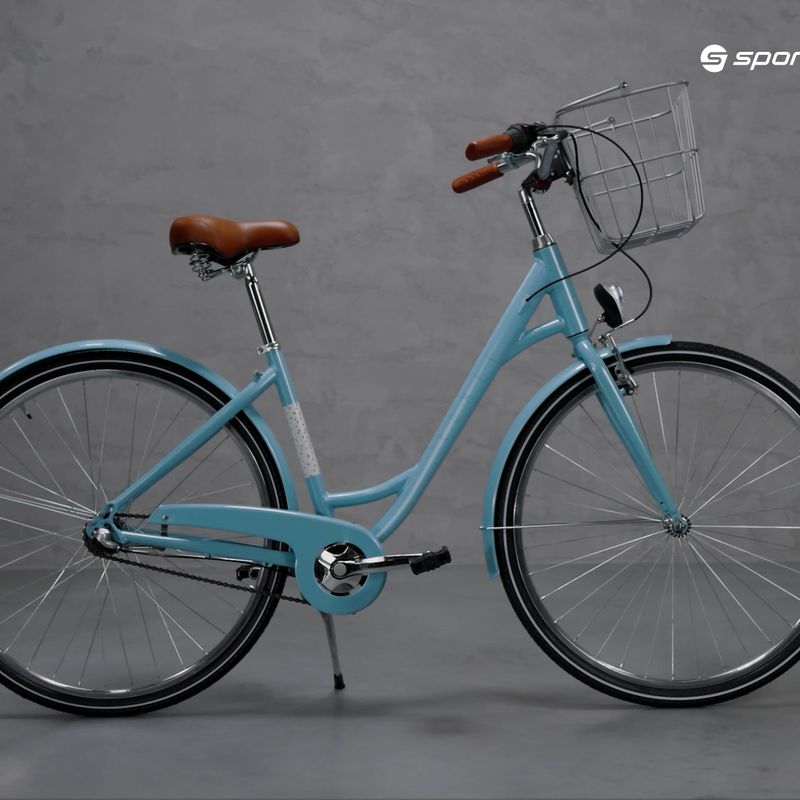Bicicletta da donna Romet Pop Art 28 Eco blu 17