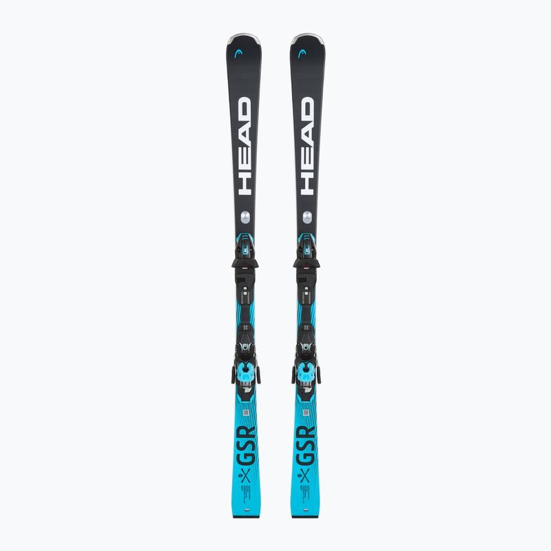 Sci da discesa HEAD Worldcup Rebels e.GSR + attacchi PR 11 GW nero/blu
