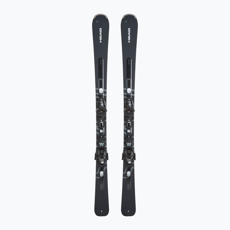 Sci da discesa HEAD Shape e-V10 SW AMT-PR + attacchi PR 11 GW antracite/grigio