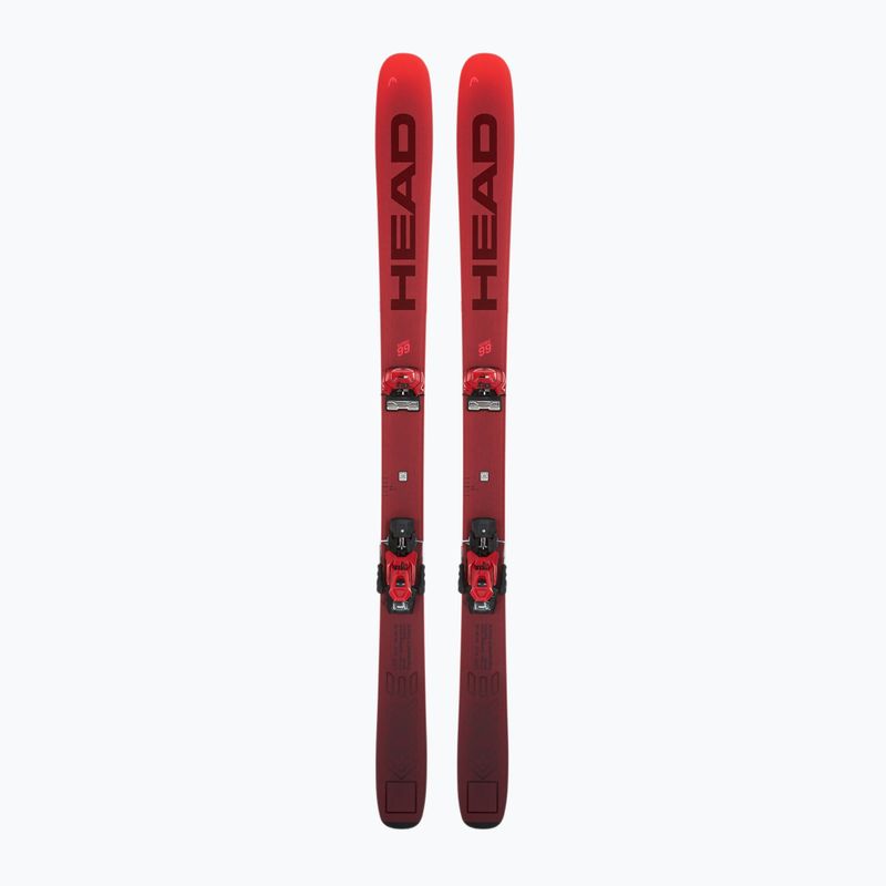 Sci da discesa HEAD Kore 99 + attacchi Attack 14 GW rosso/antracite