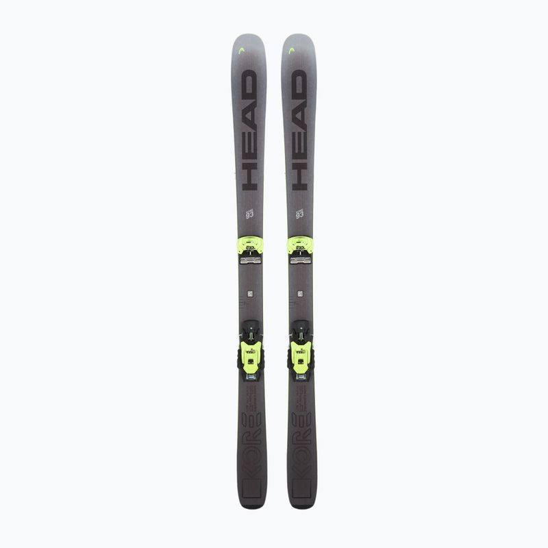 Sci da discesa HEAD Kore 93 + attacchi Attack 14 GW giallo/antracite