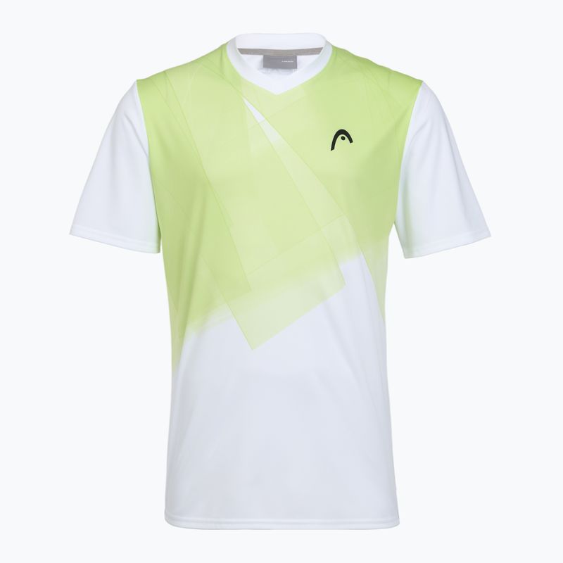 Maglietta da tennis HEAD da uomo Topspin print vision m/lime