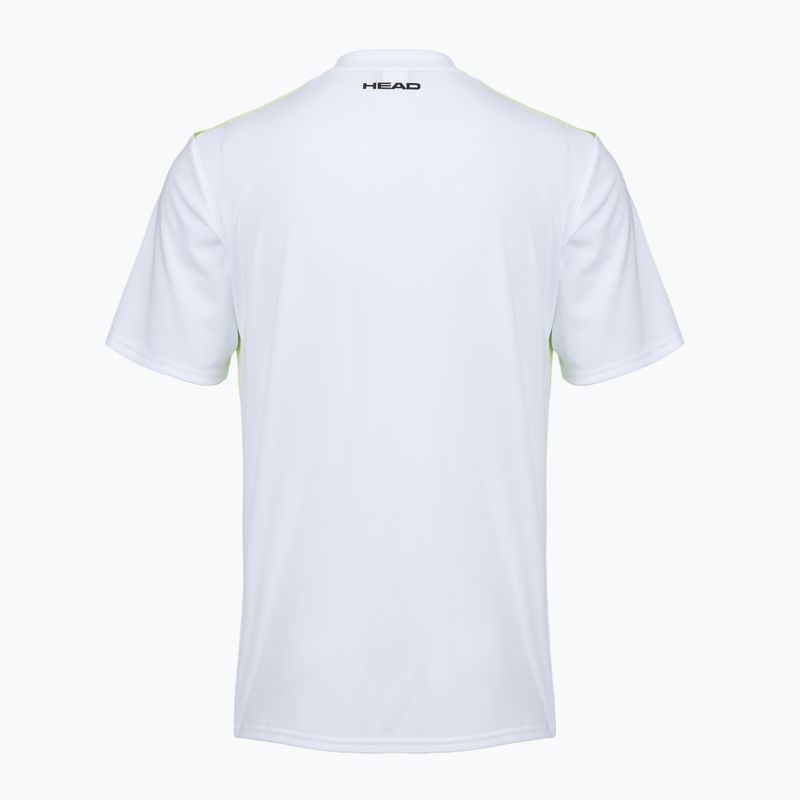 Maglietta da tennis HEAD da uomo Topspin print vision m/lime 2