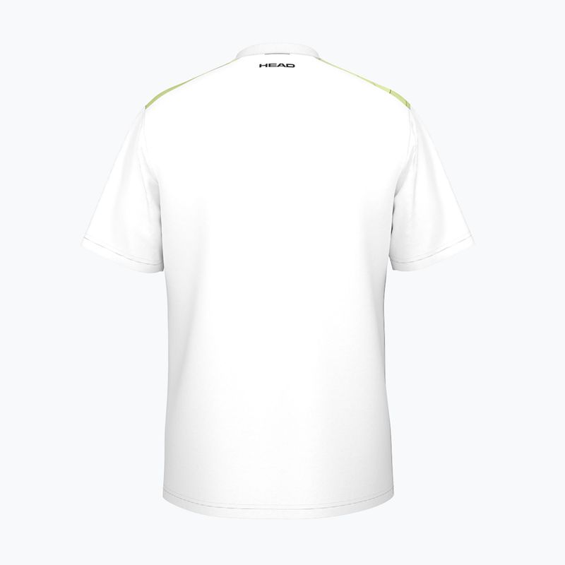 Maglietta da tennis HEAD da uomo Topspin print vision m/lime 2