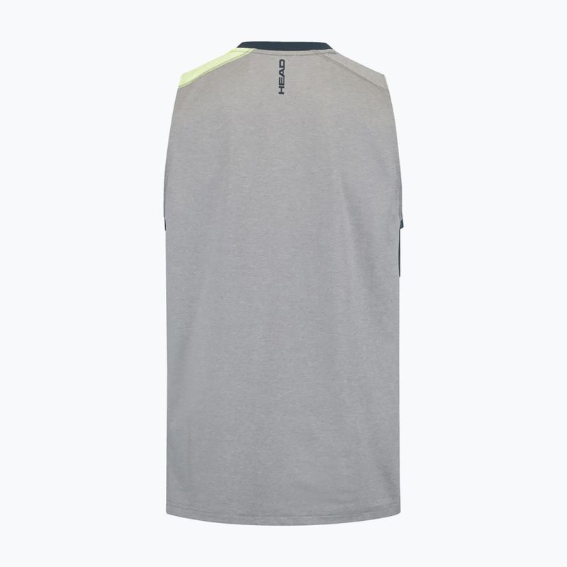 Maglietta da tennis HEAD da uomo Topspin print vision m/navy 2