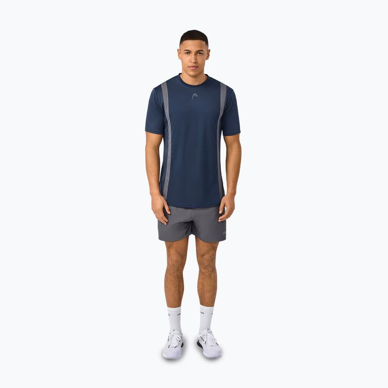 Polo da tennis da uomo HEAD Club 25 Tech Polo navy 2